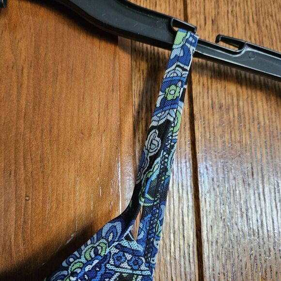 A Shore Fit Blue Paisley Tankini Top Women's Sz 10 Flowy Tummy Control Swim NWOT - Picture 3 of 7